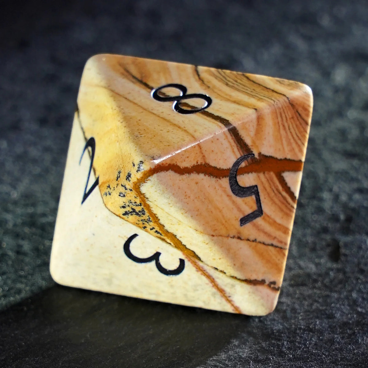 Desert Canvas Picture Jasper Dice Set