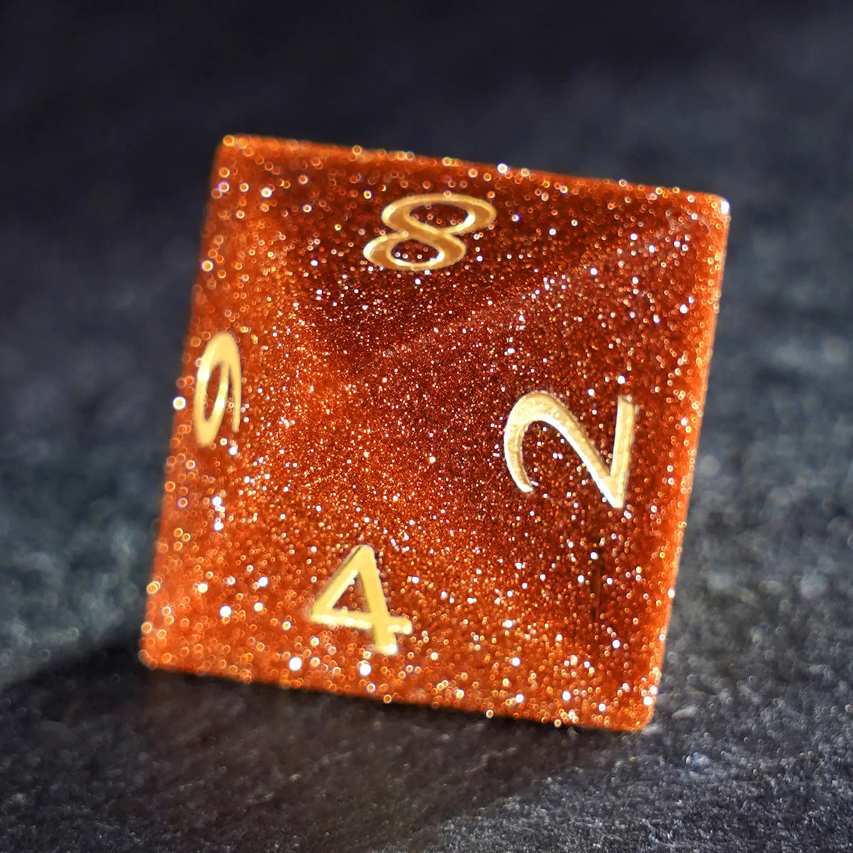 Emberglow Red Sandstone Dice Set