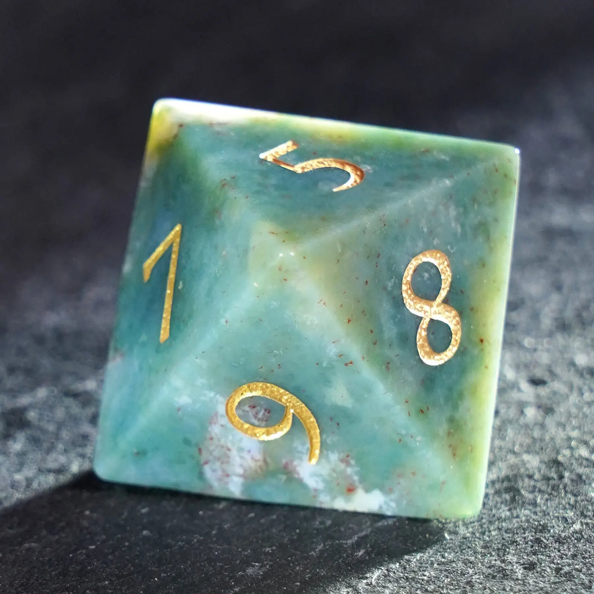 Mosaic Dreams Indian Agate Dice Set