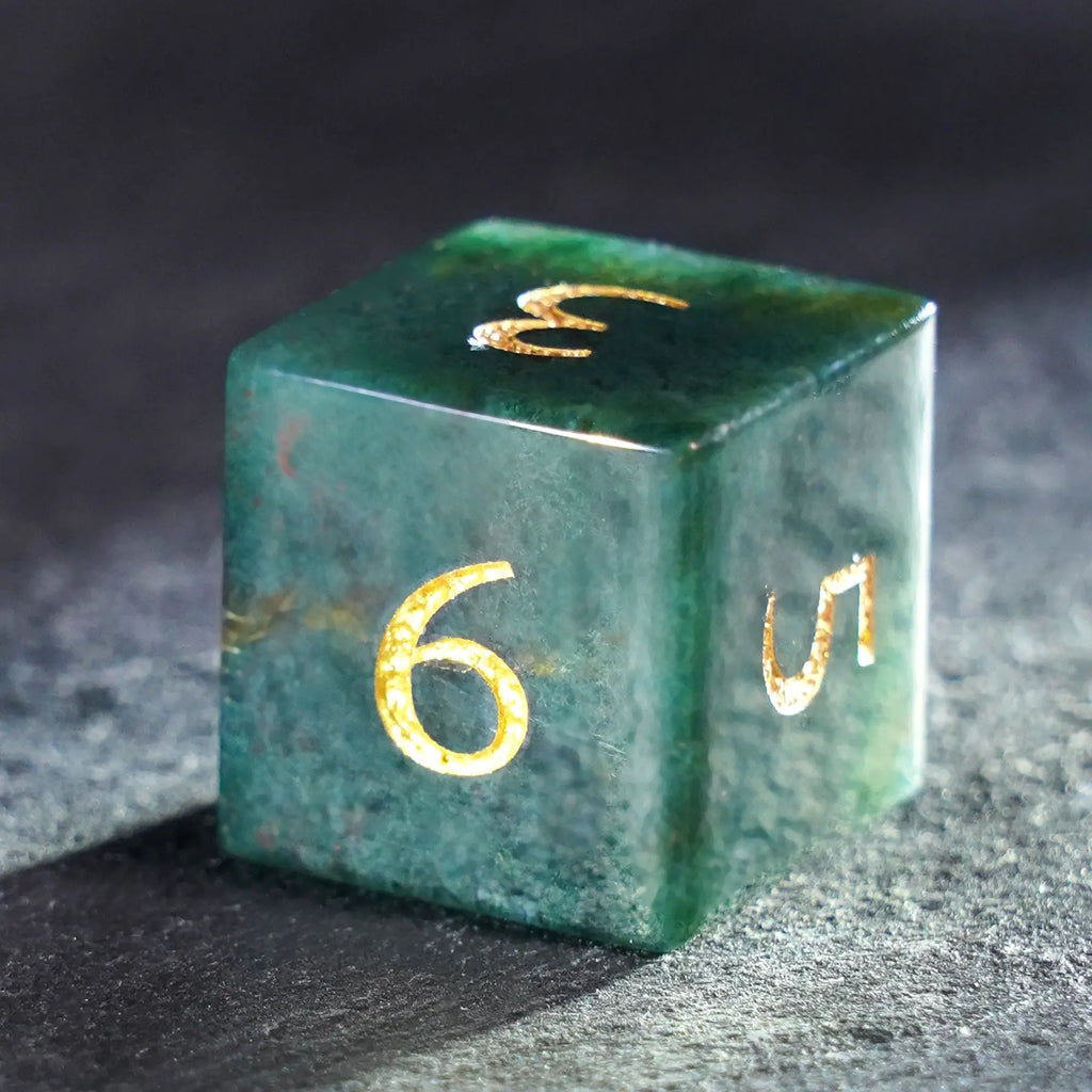 Mosaic Dreams Indian Agate Dice Set