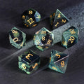 Verdant Phantom Jasper Dice Set