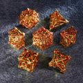 Bloodblossom Hollow Metal Dice Set