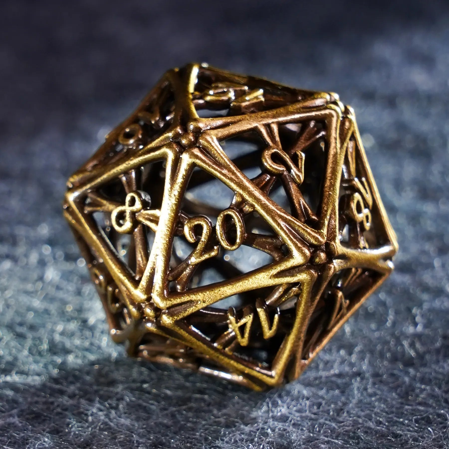 Boneforge Hollow Metal Dice Set