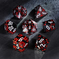 Crimson Thorn Metal Dice Set