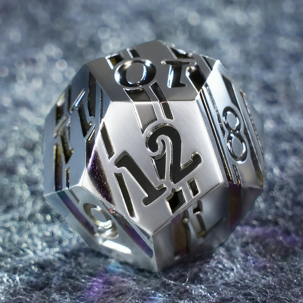Celestial Prism Solid Metal Dice Set