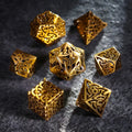 Eternal Knot Hollow Metal Dice Set